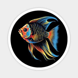 Angelfish Coloring Book Magnet